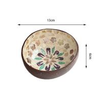 ราคา ถ้วยกะลามะพร้าว Size 5นิ้ว ชามกะลามะพร้าว ถ้วยสมูทตี้โบลว์ ภาชนะใส่อาหารแบบรักษ์โลก Coconut shell bowl (22416502863)