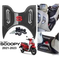 ราคา แผ่นยางวางเท้า Scoopy I 2021 2023 สีดำเทา ยางปูพื้นสกู๊ปปี้ไอ แผ่นยางรองพื้นสกู้ปปี้ (22410715452)