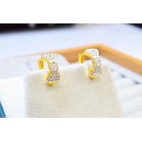 ราคา ต่างหูทองไมครอน ต่างหูทองชุบ เศษทองคำแท้ สร้อยหุ้มทอง ชุบทอง 24K ไม่ลอก ไม่ดำ (20608361881)