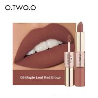 ราคา Horec O TWO O Lipstick ลิปสติกเนื้อแมทกำมะหยี่ 2 in 1 ลิปกลอสเนื้อนุ่ม 2 in 1 เคลือบริมฝีปาก 12 สี (22119755580)