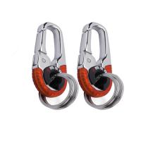 ราคา 3ชิ้นพวงกุญแจสแตนเลสชายหัวเข็มขัดตะขอเกี่ยวสำหรับกิจกรรมกลางแจ้งปีนเขาอุปกรณ์เสริมห่วงกุญแจตะขอตกปลารถแหวนคู่ (21805395564)