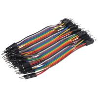 ราคา 40 x 10 cm breadboard jumpers Plug Male to Male Jumper Wires Cables (19586945756)