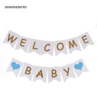 ราคา ป้ายธงแบนเนอร์ Welcome Baby Banners สําหรับตกแต่งวันเกิดเด็ก (21709611323)