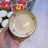 ราคา จานแบน จานขนม จานแบ่ง ขนาด 4 5 นิ้ว จานสวยๆขอบหนา สีดำด้าน จานเซรามิคสวยๆ (21719008721)