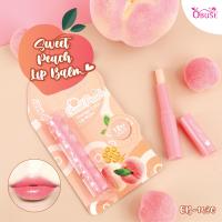 ราคา OB 1430 Obuse Sweet Peach Change Color Lip Balm โอบิวซ์ ลิปมันเปลี่ยนสี ลูกพีช บำรุงริมฝีปาก (14343520203)