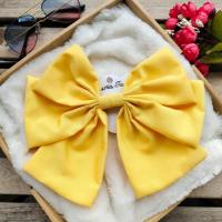 ราคา โบว์ใหญ่ ผ้านิ่ม 2 ชั้น โบว์ติดผม กิ๊บโบว์ โบว์ใหญ่ โบว์ประดับผม (20600187958)