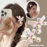 ราคา โบว์ติดมุกเปลือกสีชมพูครีมสีชมพูกิ๊ฟติดผมฤดูใบไม้ผลิสาวกิ๊บติดผมม้ากิ๊ฟติดผมที่หนีบคลิปหนีบผมข้างใหม่ (22412886881)