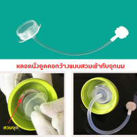 ราคา หลอดนั่งดูดไม่ต้องยกขวดนมคอกว้าง และ คอแคบ (21027305580)