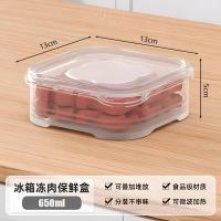 ราคา กล่องบรรจุเนื้อสดแช่แข็งในตู้เย็นกล่องแช่แข็งกล่องเก็บของในครัวกล่องบรรจุอาหารปิดผนึกเกรดย่อยสำหรับเตรียมอาหาร Refrigerator Freezing Antibacterial Storage Box Small Fresh Keeping Box (22419978768)