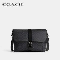 ราคา COACH กระเป๋าใส่เอกสารผู้ชายรุ่น Beck Messenger In Signature Canvas สีเทา CM377 CHR (21569871380)