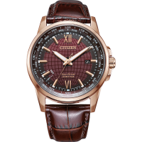 ราคา นาฬิกาคู่สำหรับคู่รักสายหนังพลังงานแสงปฏิทินหมื่นปีของแท้จากร้านเรือธง Citizen นาฬิกาสำหรับผู้ชายและผู้หญิง bx1009 (21885505491)