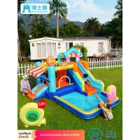 ราคา ออกแบบใหม่ สไลเดอร์เป่าลม สระว่ายน้ำเป่าลม สระน้ำ บ้านลมเด็ก Combo สำหรับขายกระโดดบ้านปราสาท Inflatable Bouncer Inflatable trampolines สำหรับเด็ก 395 340 236CM (21789415520)