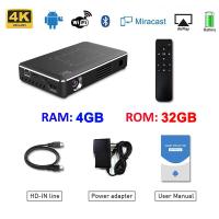 ราคา DLNA 1080P Salange โปรเจคเตอร์ P10 DLP 4K Android WiFi Mini Projector รองรับ DLNA 1080P 350 ANSI USB Projector สำหรับ Mac Windows สำหรับ iPhone (14708524853)
