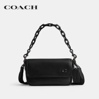 ราคา COACH กระเป๋าสะพายข้างผู้ชายรุ่น Charter Flap Crossbody 18 CR754 BLK สีดำ (22320351543)