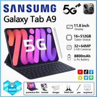 ราคา รับประกัน1ปี ของแท้ แท็บเล็ต Sansumg Galaxy Tab A9 5G 11 8 นิ้ว แท็บเล็ตถูกๆ แรม16GB รอม512GB โทรได้ Full HD แทปแล็ตของแท้ Andorid13 0 4g 5G แท็ปเลตราคาถูก ส่งฟรี รองรับภาษาไทย หน่วยประมวลผล 12 core (