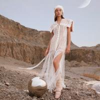 ราคา SS23 JANESUDA Long lace dress with sailor collar เดรสลูกไม้ยาว เดรสยาวแต่งชายระบาย เดรสยาว เดรสคอปกระบาย (20068706600)