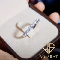 ราคา 65Carat แหวนเพชรแท้ แหวนแถวเพชรเม็ดละ 3 ตัง 10เม็ด เพชรวม 30 ตัง ทองคำแท้9K 37 5 รหัสR32 (19436029259)