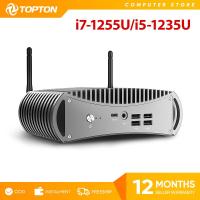 ราคา 12th Gen i7 1255U i5 1235U Fanless Intel Mini PC 2 2 5G LAN DDR4 USB4 Desktop PC Gamer Mini Computer WiFi6 (22443128159)