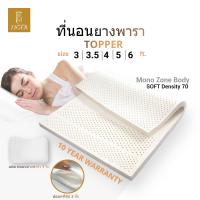 ราคา tigerpillow ที่นอนยางพารา แท้ รุ่น Soft ขนาด 2 5 3 4 5 6 ฟุต หนา 1 6 นิ้ว ปลอกที่นอน มีซิป ผ้า 2 สี Topper ท็อปเปอร์ (12361097787)