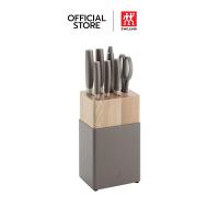 ราคา ZWILLING ชุดมีดพร้อมบล็อกไม้ รุ่น ZWILLING NOW 8 ชิ้น สีเทา N53090220 (22138277756)