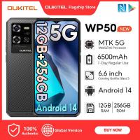 ราคา OUKITEL WP50 5G แอนดรอยด์14 GB 256GB โทรศัพท์มือถือ6 60 HD 6500MAh 48MP 2MP 0 3MP NFC 12Mm Ultra Thin Handphone (22326234048)