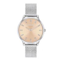 ราคา COACH Chelsea รุ่น CO14504216 นาฬิกาข้อมือผู้หญิง สายสแตนเลส สีเงิน หน้าปัด 32 มม (20849613143)