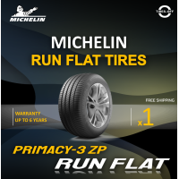 ราคา Michelin PRIMACY 3 ZP RUN FLAT ยางใหม่ ผลิตปี2023 2024 มีหลายขนาด ราคาต่อ1เส้น สินค้ามีรับประกันจากมิชลิน แถมจุ๊บลมยางต่อเส้น ยางรันแฟลต ขอบ17 ขอบ18 ขอบ19 (7176722052)
