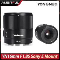 ราคา YONGNUO กล้อง YN16mm F1 8S DA DSM Af mf รูรับแสงกว้างกว้าง16มม เลนส์สำหรับ Sony อีเมาท์ A7R3 A7RIV A6600 A7III (22305247967)