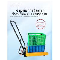 ราคา พร้อมส่งจากไท รถยกลากพาเลท ขนาดมาตรฐาน HAND PALLET TRUCK 730mm ความยาวงา 1280mm อุปกรณ์ลากพาเลท ความกว้างงายก (22304552897)