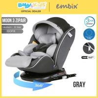 ราคา New ศูนย์ไทย หมุนได้ 360 แรกเกิด ถึง 12 ปี Embix คาร์ซีท คาร์ซีทเด็ก รุ่น MOON 3 ติดตั้งระบบ Isofix ประกันศูนย์ไทย (22000294649)