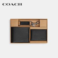 ราคา COACH กระเป๋าสตางค์รุ่น Boxed 3 In 1 Wallet Gift Set 64118 BLK สีดำ (21628869728)