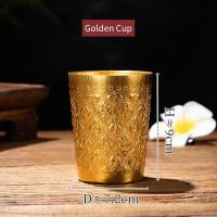 ราคา LAIJUN แก้วอลูมิเนียม แก้วน้ำมีหู เหยือกน้ำลายไทย เหยือกอลูมิเนียม ถ้วยใส่ชานมสำหรับใช้ที่ร้านชานม ถ้วยสีเงินใส่น้ำแข็ง (22578056197)