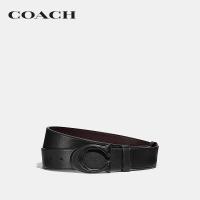 ราคา COACH เข็มขัดผู้ชายรุ่น Signature Buckle Cut To Size Reversible Belt 38Mm สีดำ C2654 D45 42 (13971463289)
