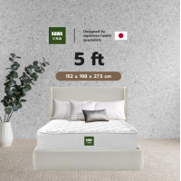 ราคา Kawa ที่นอนสปริงพรีเมียมเสริมยางพารา อัดสุญญากาศ รุ่น Densha ความหนา 11 นิ้ว หนานุ่ม ยืดหยุ่นดี รองรับสรีระร่างกาย (22118595057)