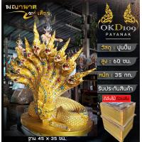ราคา พญานาค 9 เศียร พญานาคพ่นน้ำ 9 เศียร พญานาค9เศียร รูปปั้นพญานาค พญานาคปูนปั้น พญานาคสีดำ พญานาคราช Others K 250 สูง 60 ซม ส่งฟรี (16190088132)