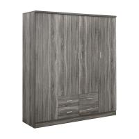 ราคา INDEX LIVING MALL ตู้เสื้อผ้า 4 บาน พร้อมลิ้นชัก รุ่นโลตัส (21904555325)