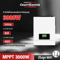 ราคา Hybrid Inverter อินเวอร์เตอร์ไฮบริด เครื่องแปลงกระแสไฟฟ้าพลังงานแสงอาทิตย์ 1500W 3000W 6200W แดดเสรี Inverter Hybrid off Grid on Grid อินเวอร์เตอร 12V 24V 48V (22184881824)