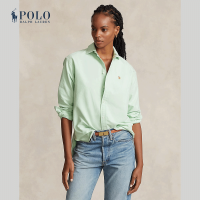 ราคา Polo Ralph Lauren เสื้อเชิ้ตผู้หญิง Relaxed Fit Cotton Oxford Shirt รุ่น WMPOSHTNDO20551 สีเขียว (21846322706)