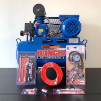 ราคา BONCHI ถังลม ปั๊มลม ปั๊มลมสายพาน ขนาด 40 ลิตร มอเตอร์ 1 แรงม้า อุปกรณ์ 6 อย่าง รับประกัน 1 ปีเต็ม (20094749810)