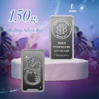 ราคา แท่งเงิน 99 99 น้ำหนัก 150 กรัม ลายมังกร 8 Bullion Silver Bar 150 Grams Dragon (21565689410)