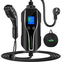 ราคา EV Charger เครื่องชาร์จ EV Type2 6 16A 16 32A กำลังชาร์จ 3 5KW 7 2KW 6 7 5 เมตร พร้อมหน้าจอดิจิตอลที่ควบคุมได้ ปลั๊ก Schuko เครื่องชาร์จแบบพกพา สำหรับรถยนต์ไฟฟ้ (22588908449)