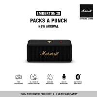 ราคา NEW ARRIVAL MARSHALL EMBERTON III BLACK AND BRASS รับประกัน 1 ปี ส่งฟรีทั่วไทย ลำโพงบลูทูธ ลำโพงพกพา ลำโพง marshal ของแท้ (22435531168)