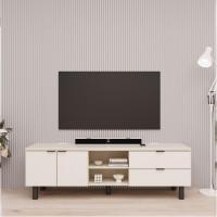 ราคา Koncept Furniture ชั้นวางทีวี 160 ซม รุ่น Lucas สีครีม 160x45x51 ซม (22117869952)