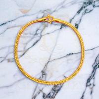 ราคา Keen jewelry สร้อยข้อมือทองแท้ สร้อยข้อมือ 9K ของแท้ สร้อยข้อมือ 9K อิตาลี ลายเบ็นซ์ 3 มิล มีใบรับประกันจากทางร้าน (21407775590)