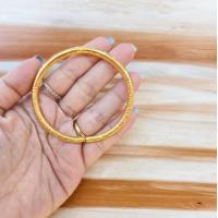 ราคา กำไลแกนทองคำแท้ 96 5 น้ำหนักครึ่งสลึง ยาว 17 18 เซน (22176573287)