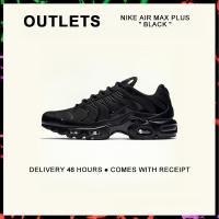 ราคา กล่องที่สมบูรณ์ Nike Air Max Plus Black Running Shoes 604133 050 รับประกัน 1 ปี (21887606746)