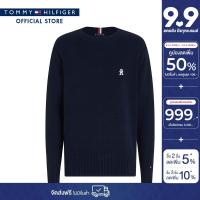 ราคา Tommy Hilfiger เสื้อสเวตเตอร์ ผู้ชาย รุ่น MW0MW33505 DW5 สีน้ำเงิน (22476215381)