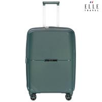 ราคา ELLE Travel Eren Collection วัสดุ 100 PP Polypropylene กระเป๋าเดินทางขนาด 24 นิ้ว ระบบซิปคู่นิรภัยและซิปขยาย ล้อหมุน360 คันชักอะลูมิเนียมปรับระดับสูงต่ำได (22443472532)