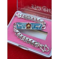 ราคา เลสหลวงพ่อรวยชนะจนขนาด 2บาท เนื้อเงินรับประกันพระแท้100 จากวัดรับประกันพระแท้100 จากวัด (21385528517)