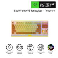 ราคา Razer BlackWidow V3 Tenkeyless Pokemon Green Mechanical Switch คีย์แคป ENG คีย์บอร์ดเกมมิ่งใช้สาย (19759118498)